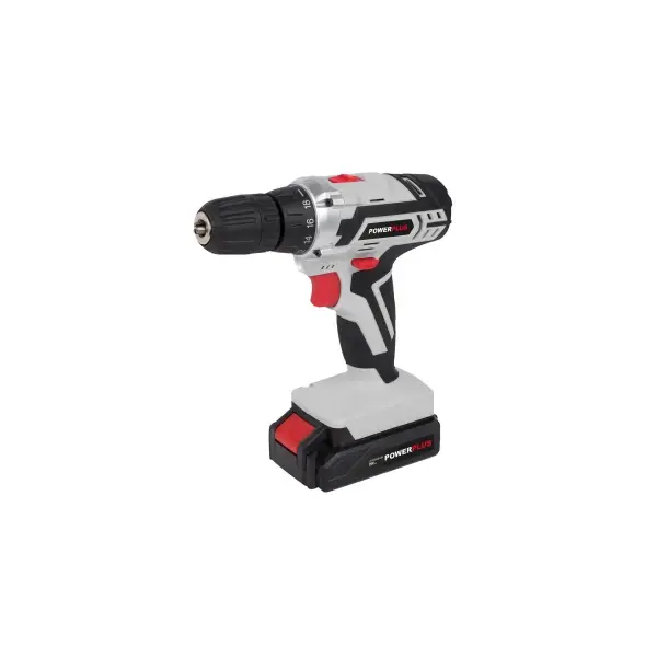 PowerPlus POWC1071 20V bore- og skruemaskine med batteri og oplader
