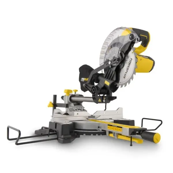 Powerplus netdrevet kap- og geringssav med 210 mm klinge og 340 mm udtræk