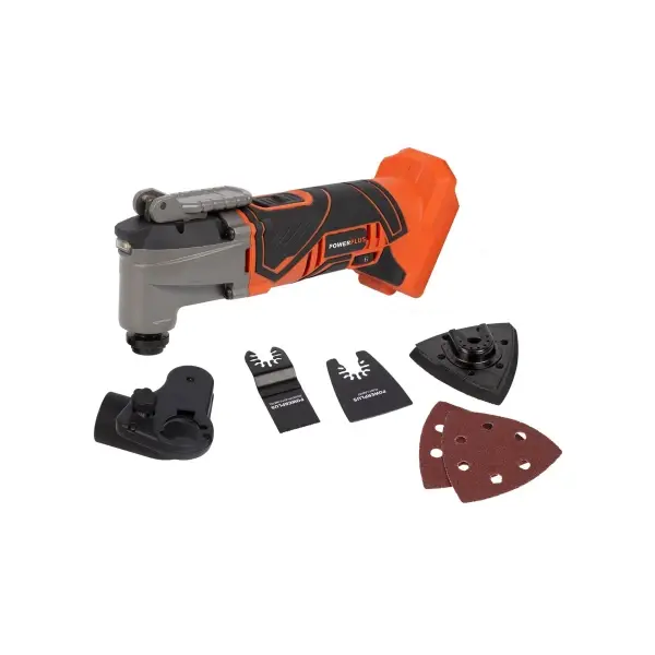 Hero-Tools POWDP4060 trådløs multicutter med tilbehør uden batteri